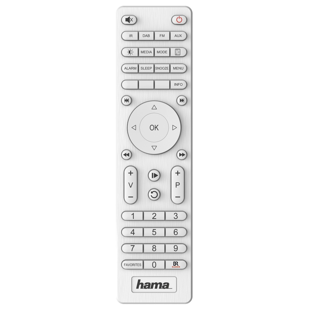 HAMA DIR3115MS Internetradio, digital, analog, FM, DAB, DAB+, Internet Radio, Weiß