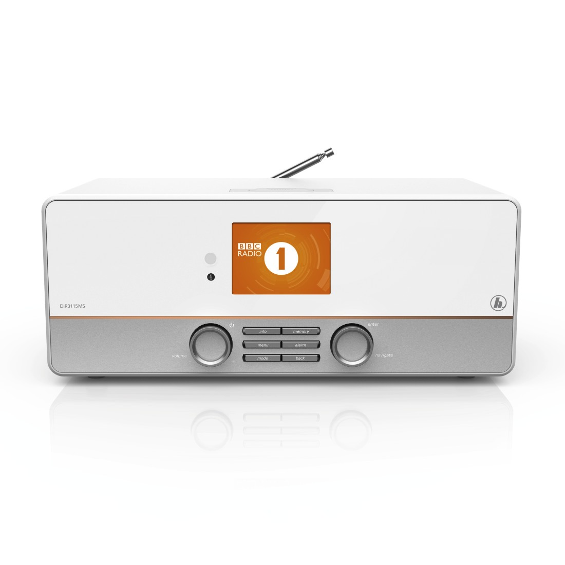 HAMA DIR3115MS Internetradio, digital, analog, FM, DAB, DAB+, Internet Radio, Weiß