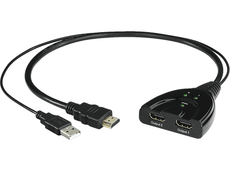 HAMA 2-fach HDMI Verteiler