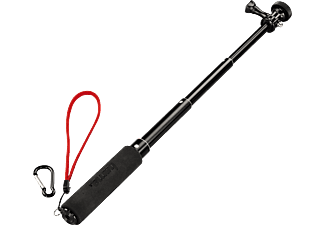 HAMA Selfie 50 Einbein Selfie Stick, Schwarz, Höhe offen bis 470 mm