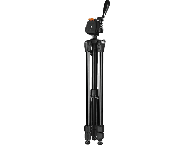 HAMA Delta 160 Dreibein Stativ, Schwarz, Höhe offen bis 1600 mm