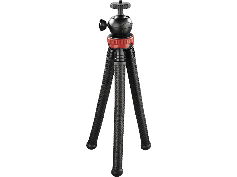 Thumbnail - HAMA FlexPro Dreibein Stativ, Schwarz/Rot, Höhe offen bis 270 mm