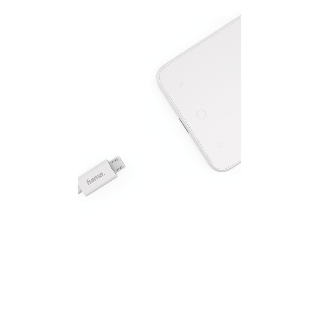 HAMA Micro-USB auf USB Typ-C, Adapter, Schwarz