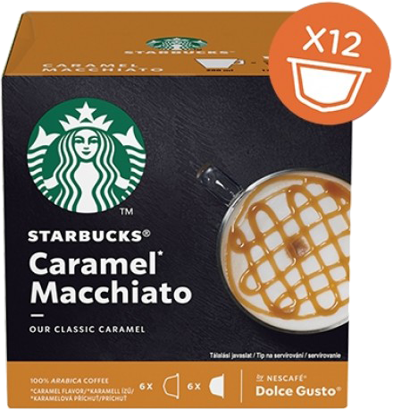 NESTLÉ Starbucks Caramel Macchiato, 12 kapszula