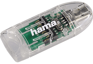 HAMA 8 in 1 USB2.0, Kartenleser, Transparent