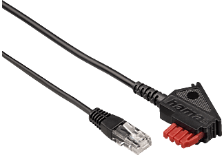 HAMA TAE-F-Stecker an Modular-Stecker 8p2c, DSL-Box-Kabel, 10 m