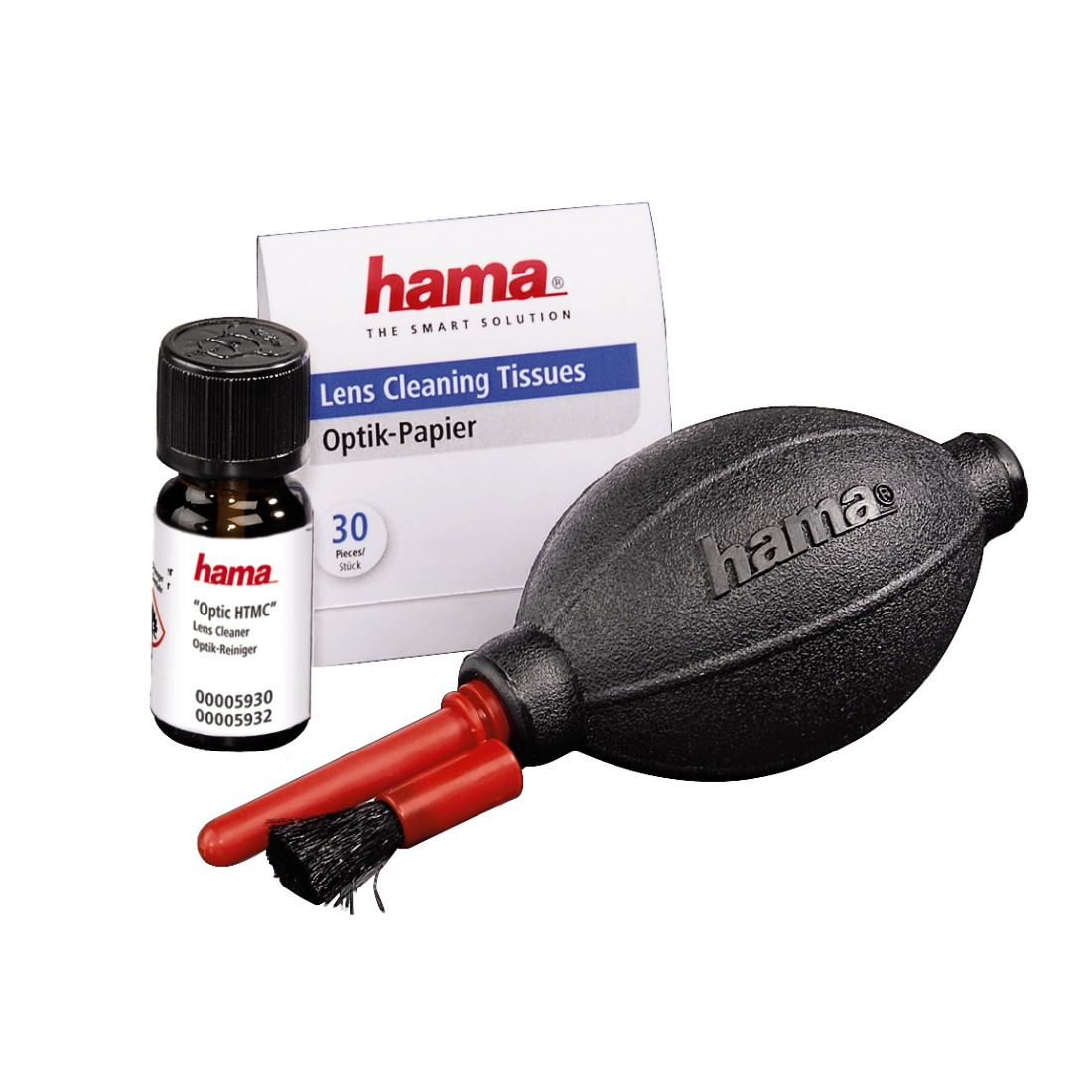 HAMA Optic HTMC Dust Ex, Reinigungsset, Schwarz