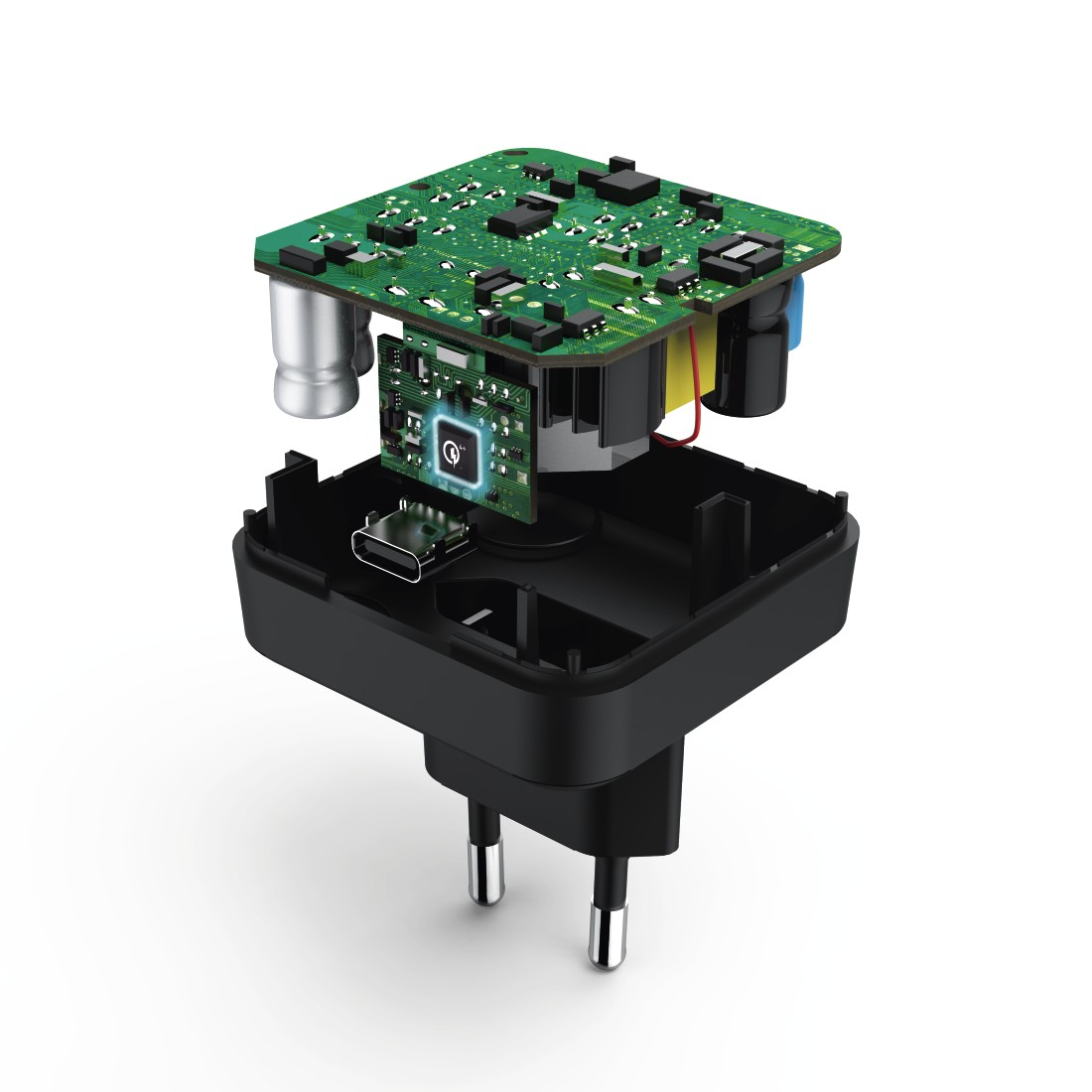 HAMA Qualcomm® Quick Charge™ 4+/Power Delivery (PD) Ladegerät Universal, Schwarz
