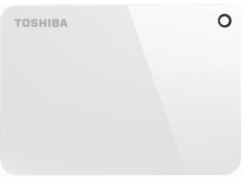 Disco duro 1 TB - Toshiba Canvio Advance, 1 TB, 2.5", USB 3.0, Blanco