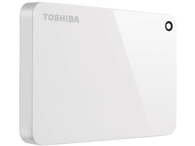 Disco duro 1 TB - Toshiba Canvio Advance, 1 TB, 2.5", USB 3.0, Blanco