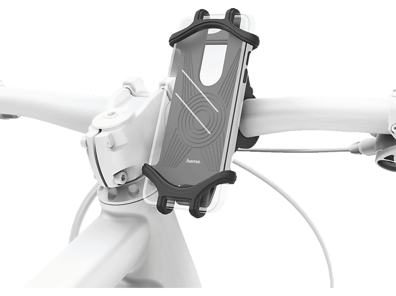 Cellularline Fahrrad Handyhalterung Silikon Halterung Motorrad Handy Halter  Neu