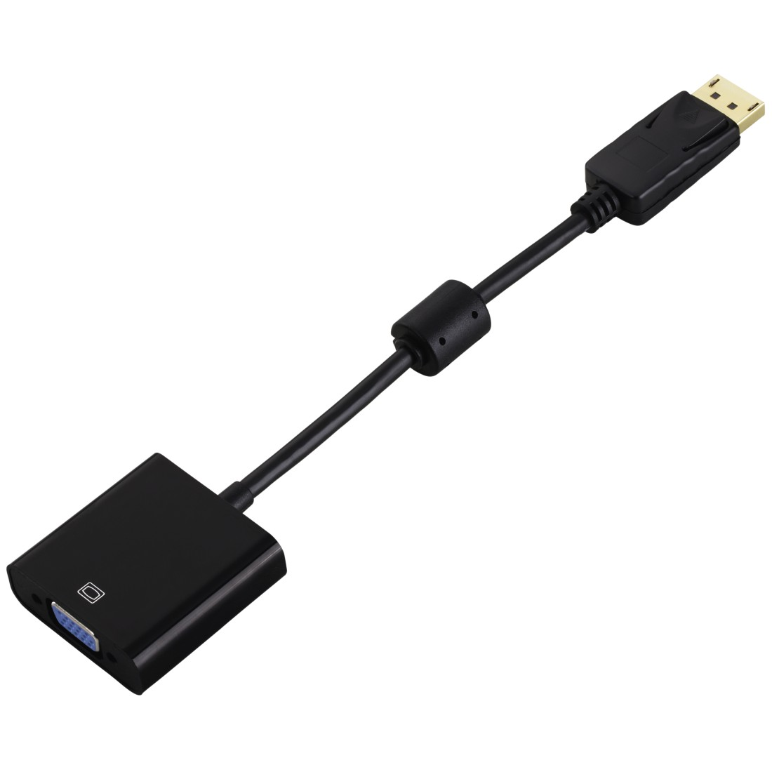 HAMA VGA auf DisplayPort Adapter, Schwarz