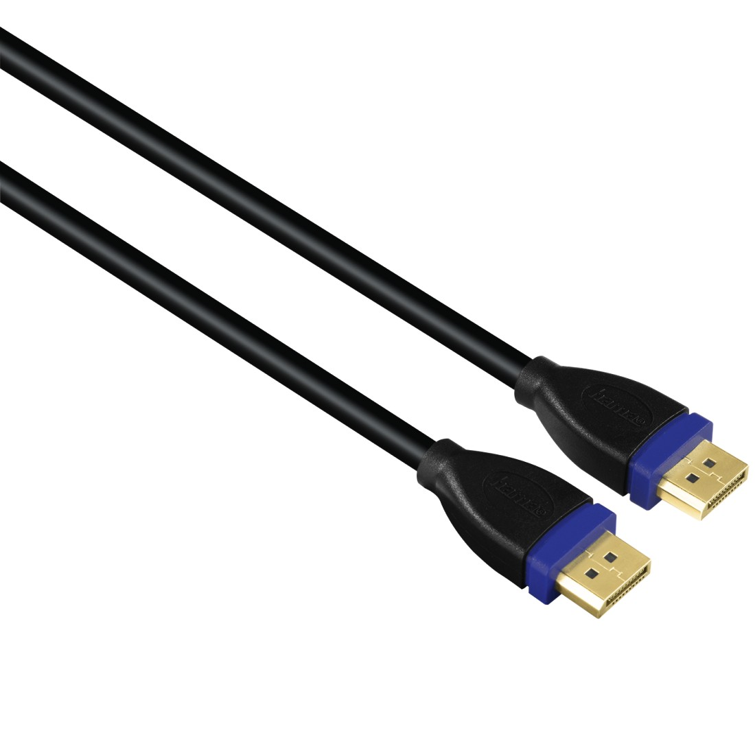 HAMA doppelt geschirmtes DisplayPort-Kabel, Schwarz