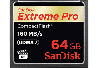 SANDISK CF Extreme Pro memóriakártya (123844) 64 GB, 160MB/sec