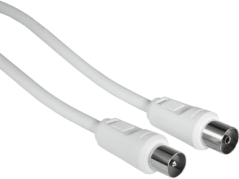 HAMA 85 dB, 10 m Koax-Stecker auf Koax-Kupplung Antennenkabel | Adapter & Kabel