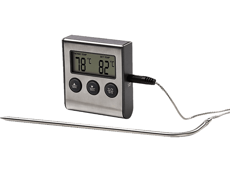 XAVAX Digitales Bratenthermometer | Zubehör für Herde & Backöfen