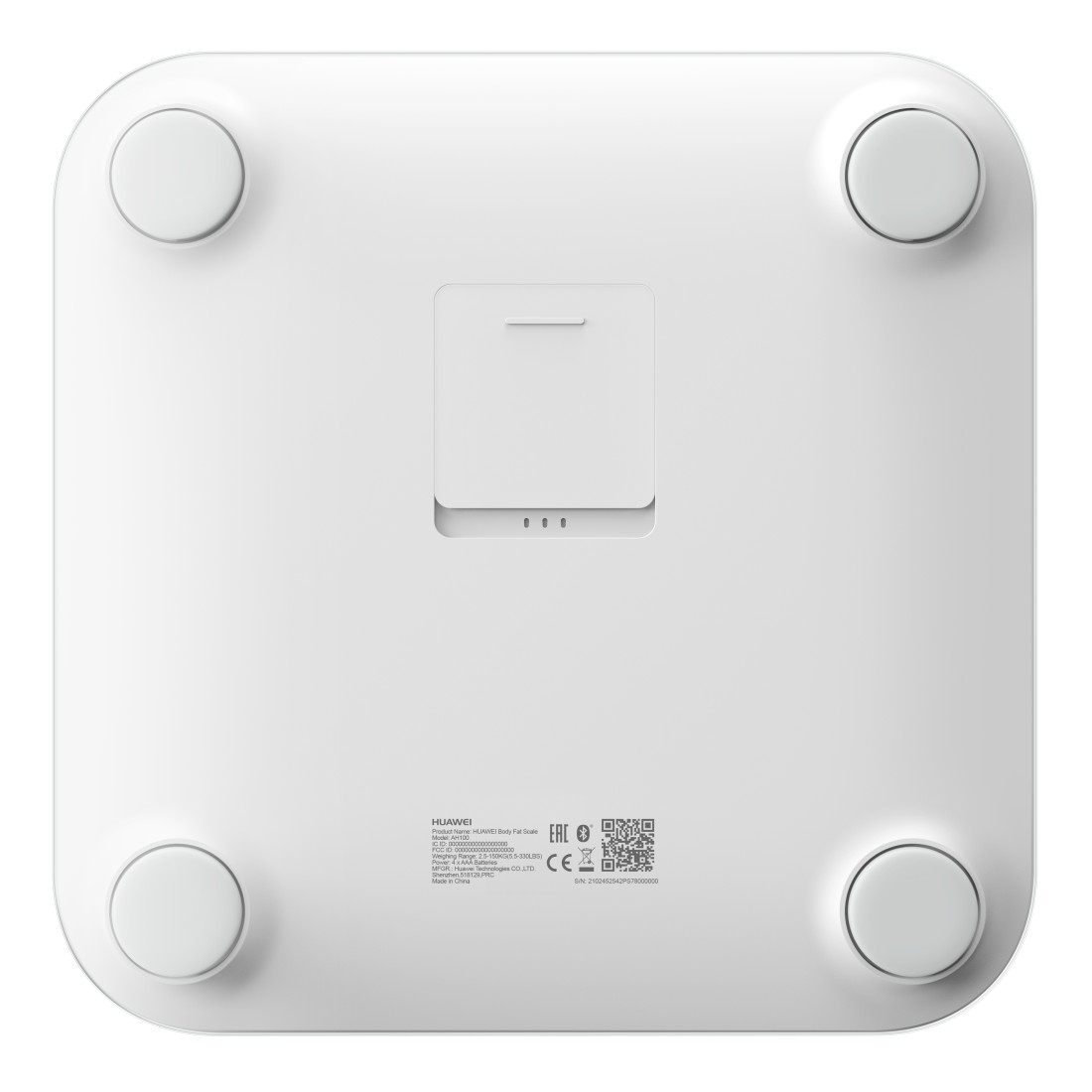 HUAWEI AH100, Multifunktions-Körperfettwaage, Weiß