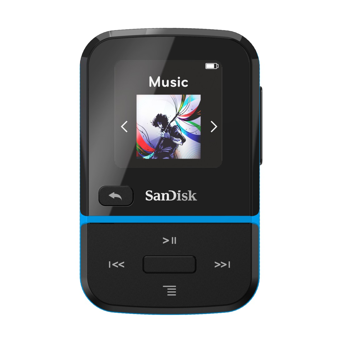 SANDISK Clip Sport Go MP3 Player (16 GB, Blau)
