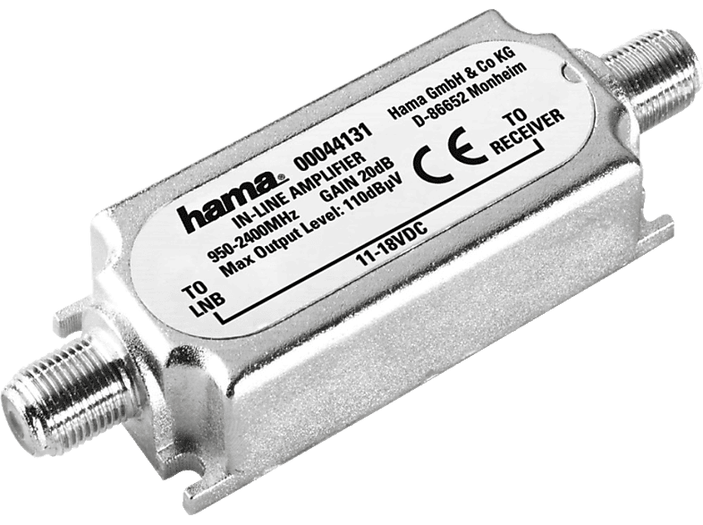 HAMA 20 dB  SAT-Inline-Verstärker