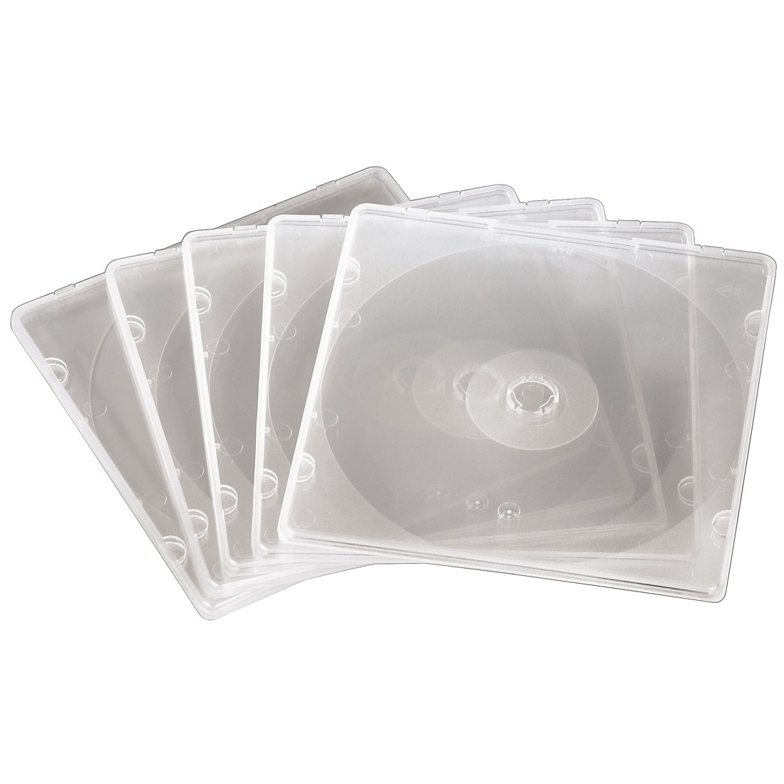 HAMA 20er Pack Transparent CD-Slim-Boxen