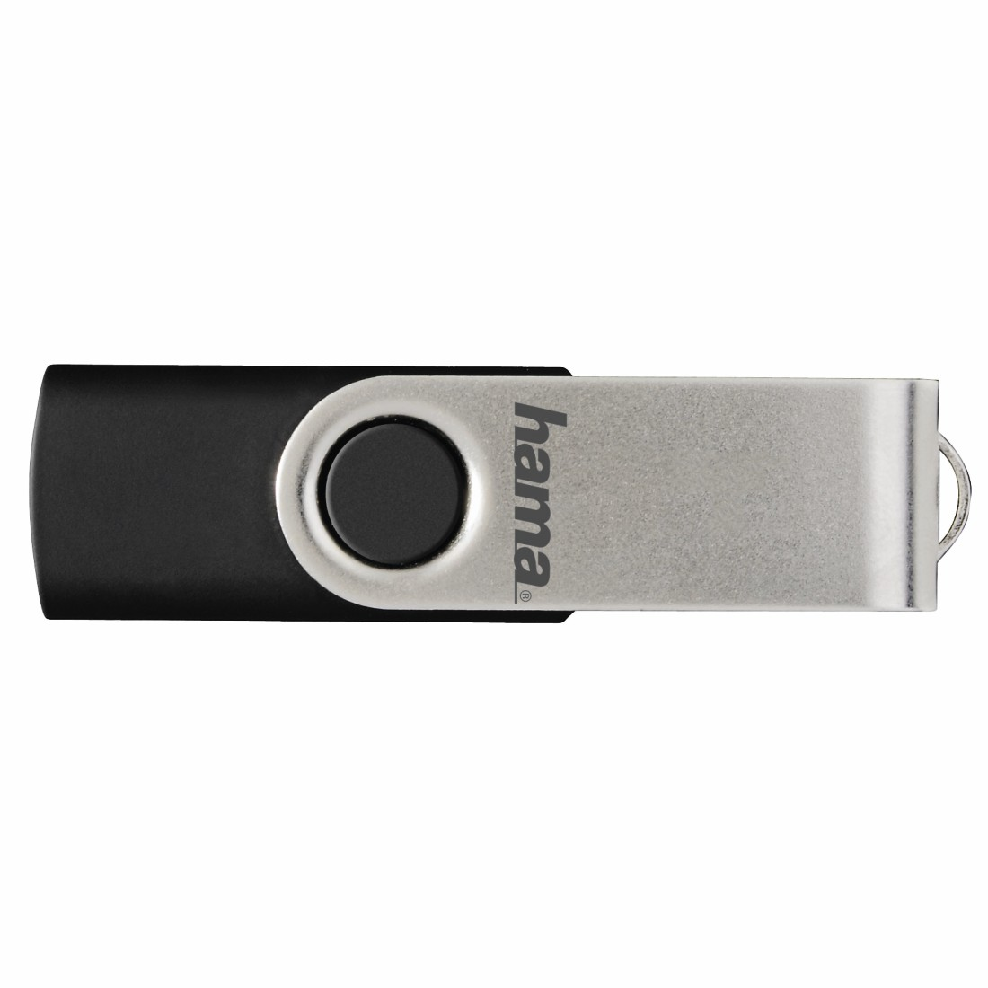 Rotate MB/s, Schwarz/Silber GB, 15 HAMA USB-Stick, 64