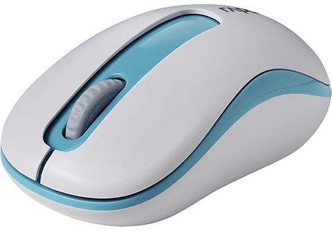 RAPOO M10 Plus Funkmaus, Blau/Weiß PC Mäuse | MediaMarkt
