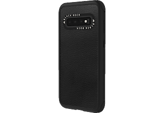 BLACK ROCK Robust Real Leather, Backcover, Samsung, Galaxy S10+, Schwarz