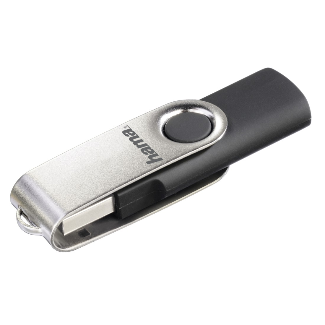 16 10 USB-Stick, MB/s, Schwarz/Silber HAMA GB, Rotate