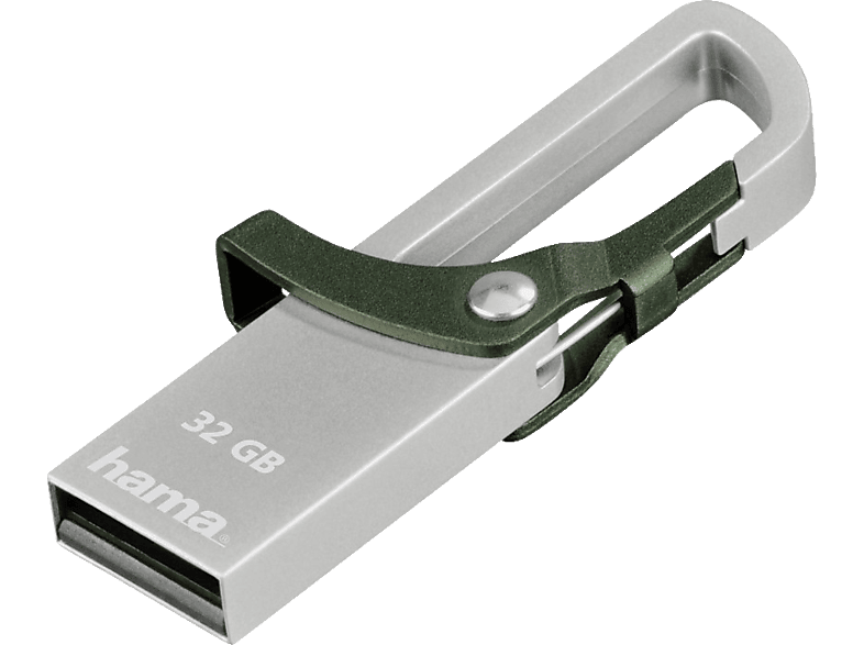 Hook-Style USB-Stick, 32 MB/s, GB, HAMA Grün 15