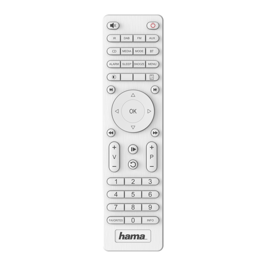 HAMA DIR3300SBT, Spotify Connect, Internetradio, FM, DAB+, DAB, Bluetooth, Weiß