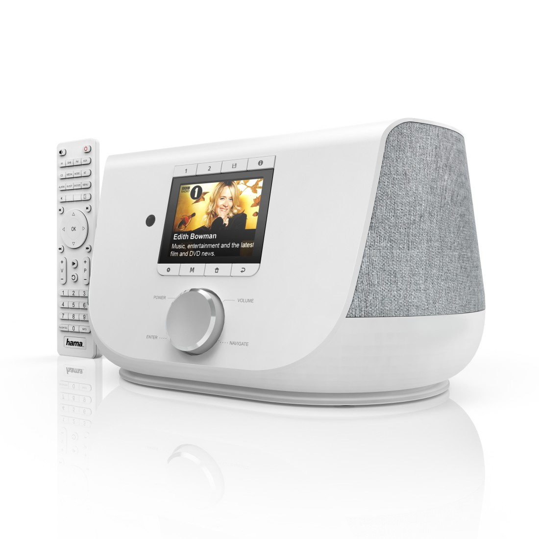 HAMA DIR3300SBT, Spotify Connect, Internetradio, FM, DAB+, DAB, Bluetooth, Weiß