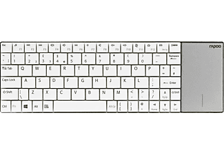 RAPOO E2710, Tastatur, Scissor, Sonstiges, kabellos, Weiß