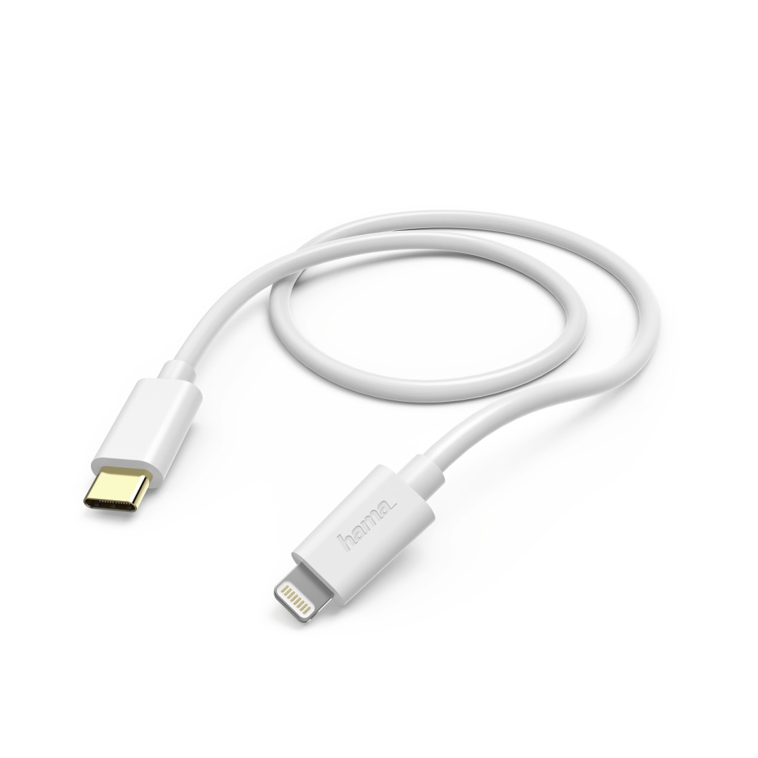 HAMA Lightning Connector USB-C-Kabel Apple, Weiß