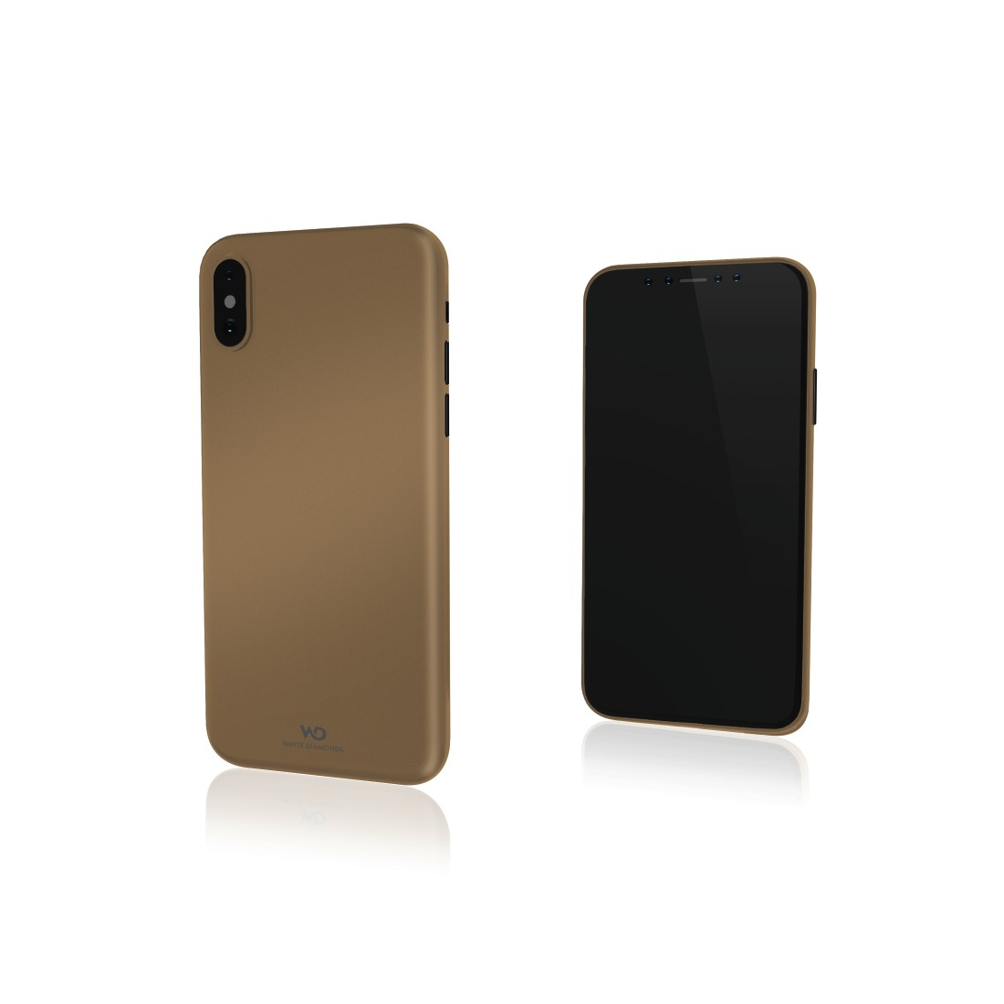 WHITE DIAMONDS Ultra Thin Iced, Backcover, Apple, iPhone X, Gold