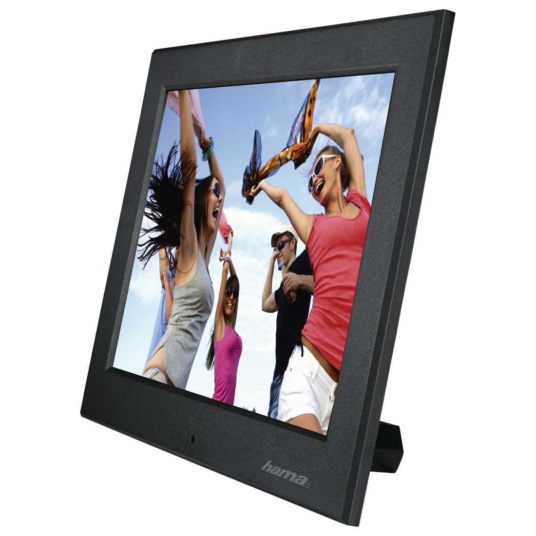HAMA 8SLB Digitaler Bilderrahmen, 20,32 cm, 1.024 x 768 Pixel, Schwarz-Matt