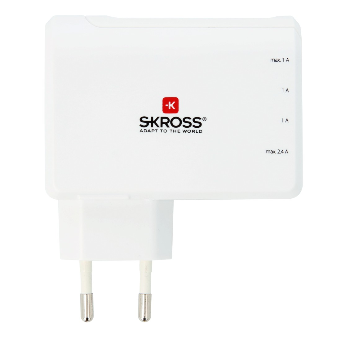 NA746 USB USB Euro Charger 4-Port Weiß Charger SKROSS