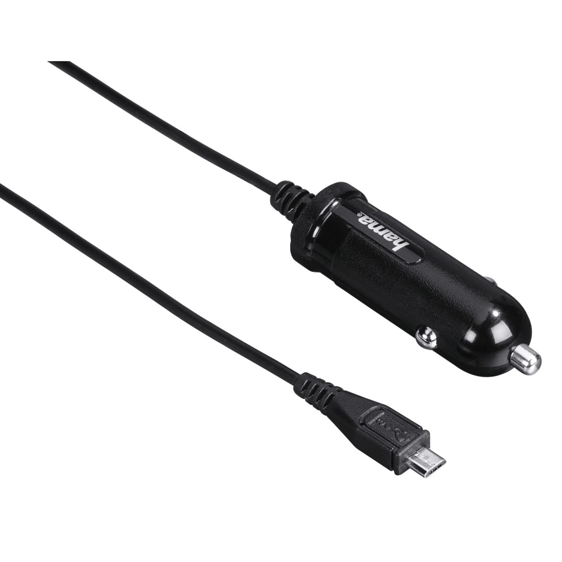 HAMA Micro-USB, Ladekabel, passend für Navigationssystem, Schwarz