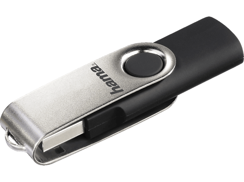 10 USB-Stick, 32 Rotate MB/s, GB, Schwarz/Silber HAMA