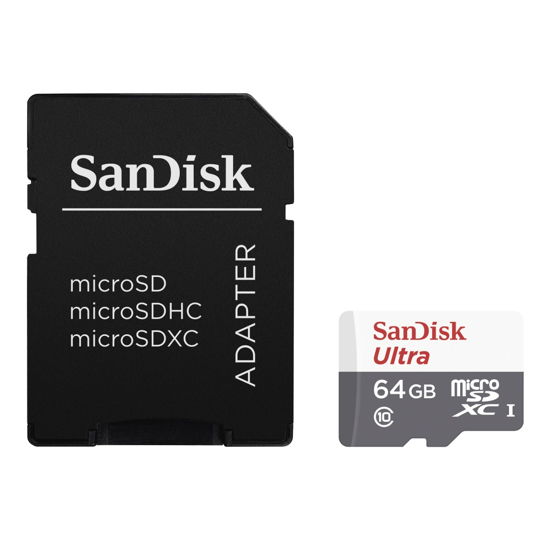 SANDISK Ultra®, Micro-SDXC Speicherkarte, 64 GB, 80 MB/s