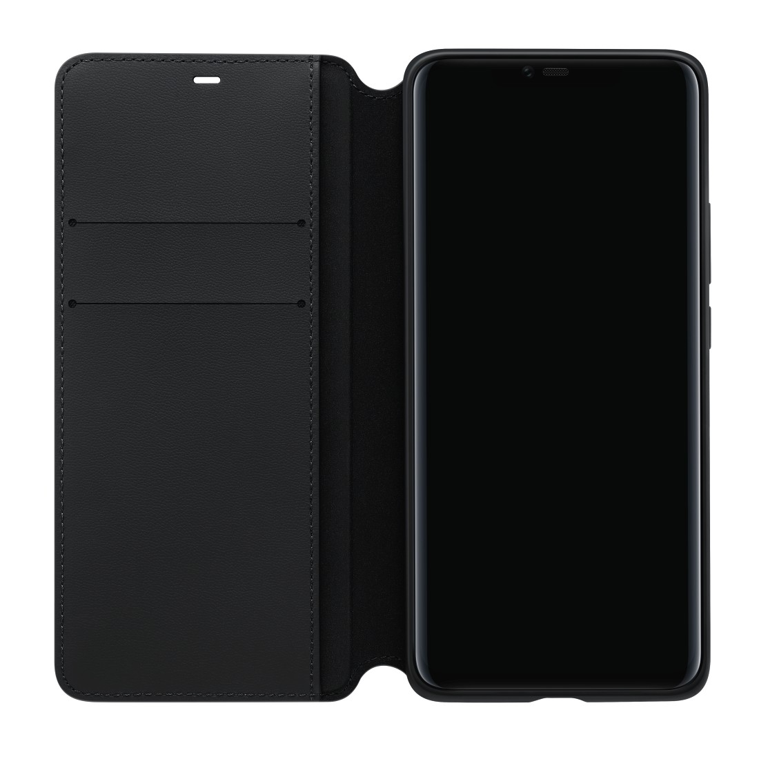 HUAWEI Wallet Cover, Bookcover, Huawei, Mate 20 Pro, Schwarz