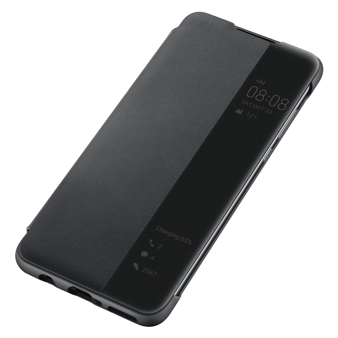 HUAWEI Smart View, Bookcover, Huawei, P30 lite, P30 lite New Edition, Schwarz