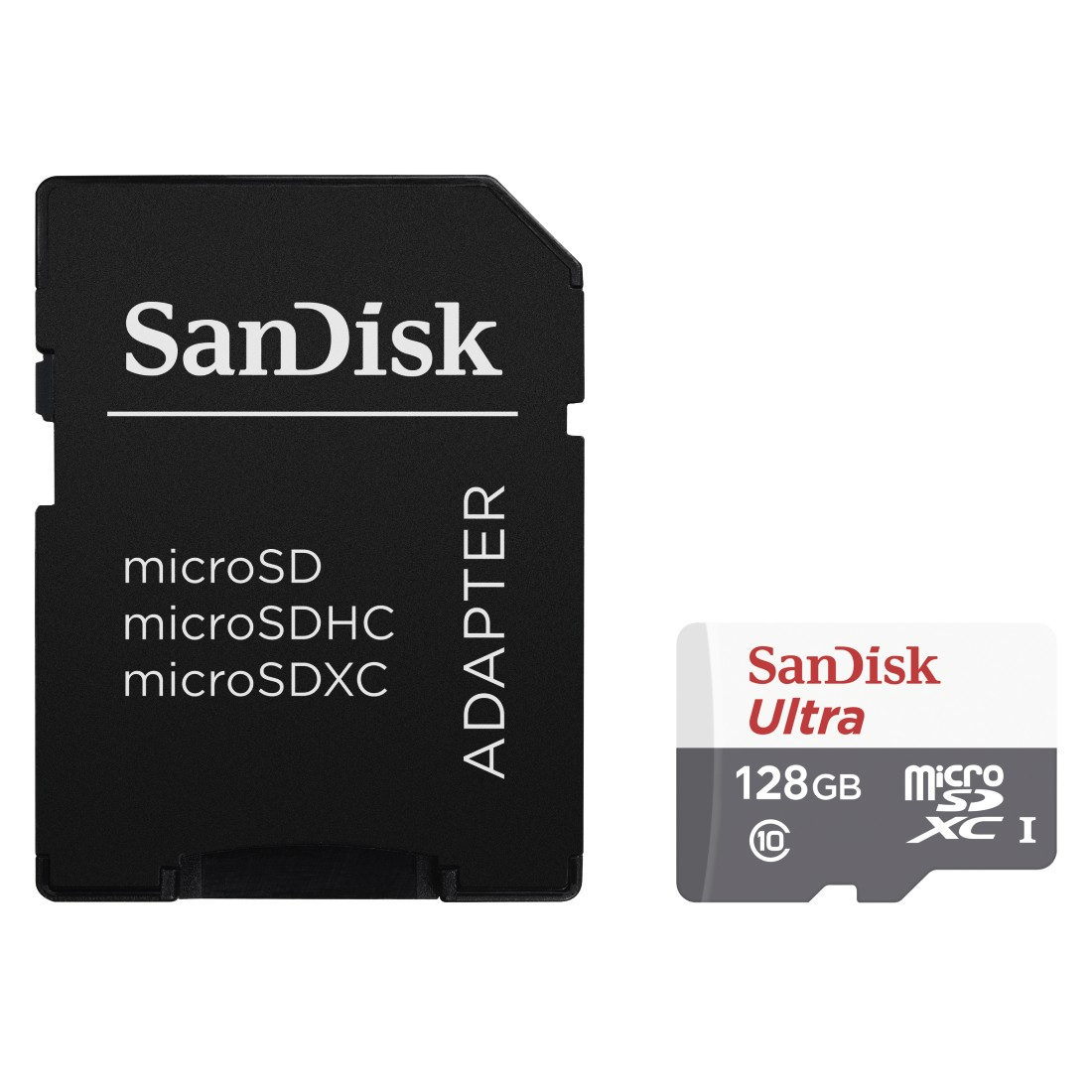 SANDISK Ultra®, Micro-SDXC Speicherkarte, 128 GB, 80 MB/s