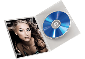 HAMA 10er Pack Slim DVD-Leerhülle Transparent