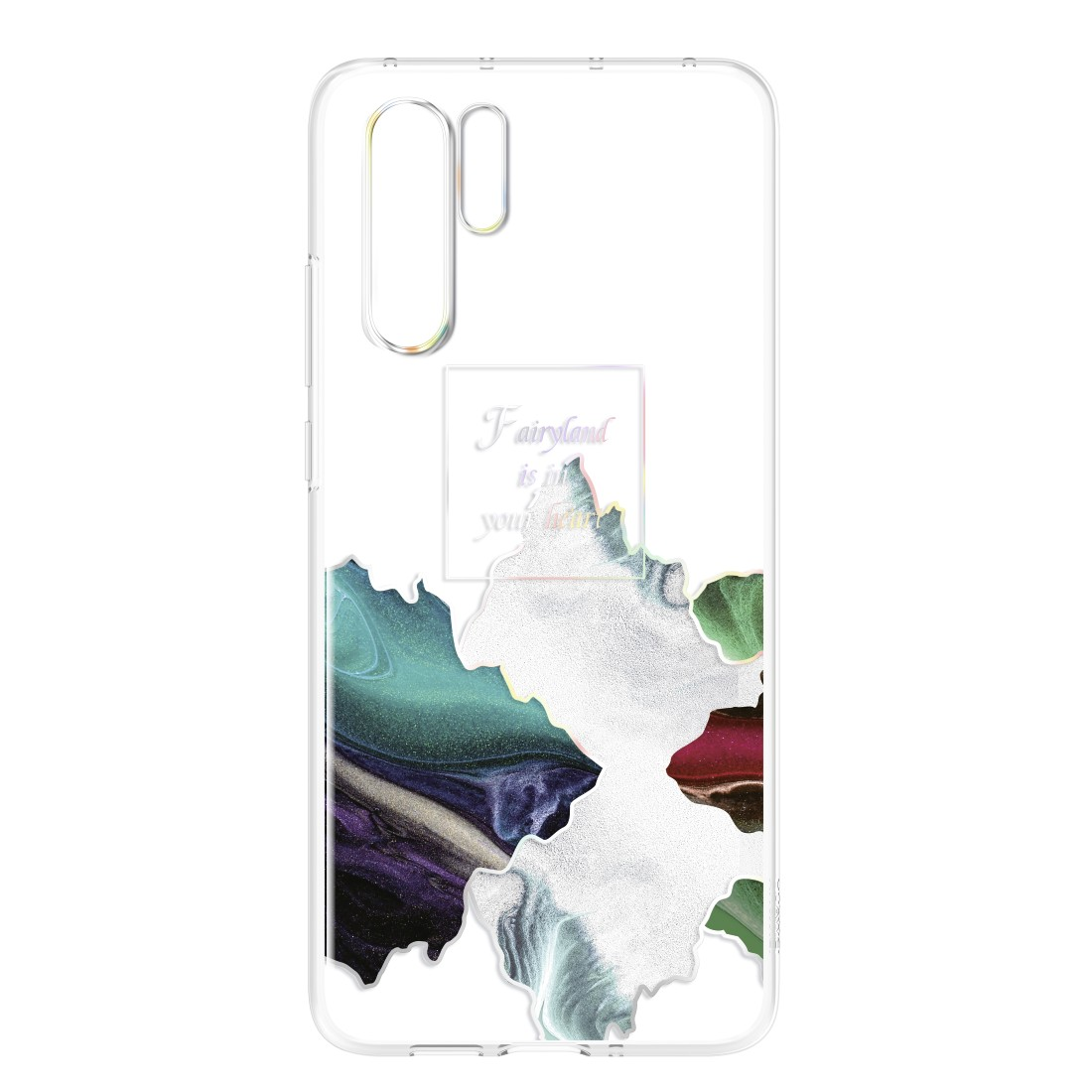 HUAWEI Clear Case Glacial Fairyland, Backcover, Huawei, P30 Pro, Mehrfarbig