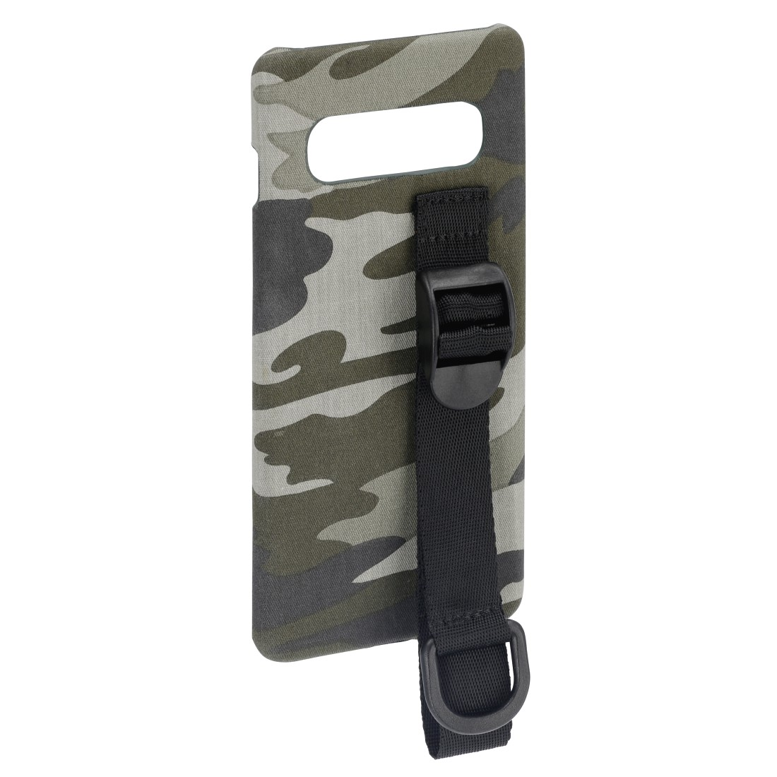 HAMA Camouflage Strap, Backcover, Samsung, Galaxy Grün/Schwarz S10