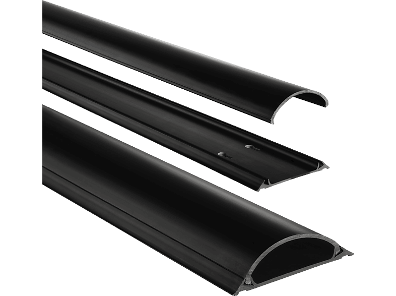 mm 70 HAMA PVC-Kabelkanal Halbrunder