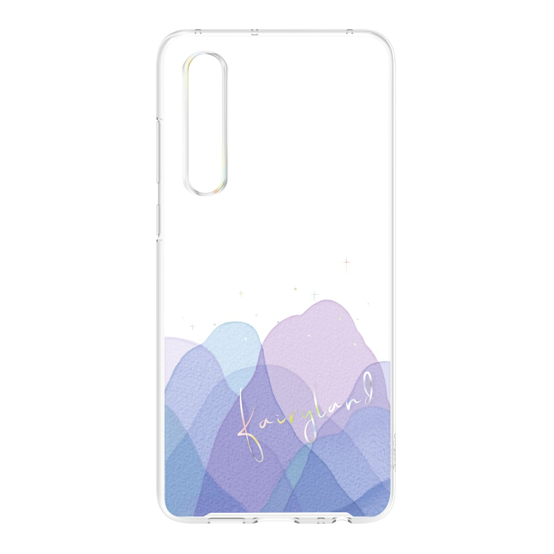 Huawei, HUAWEI Mehrfarbig Case Fairyland, Iridescent Backcover, P30, Clear