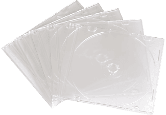 HAMA CD-Leerhülle Slim, 10er-Pack, Transparent