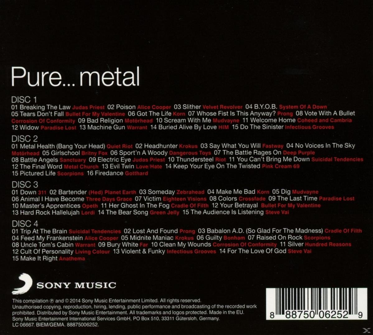 VARIOUS - Pure...Metal  - (CD)