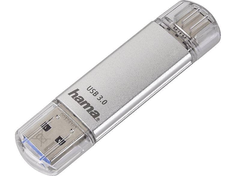 HAMA C-Laeta USB-Stick, 16 GB, 40 MB/s, Silber